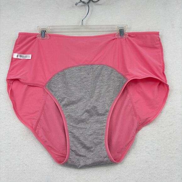 Everdries Leakproof Brief Panty Size 4X Pink Discreet Underwear Absorbent - Picture 3 of 7